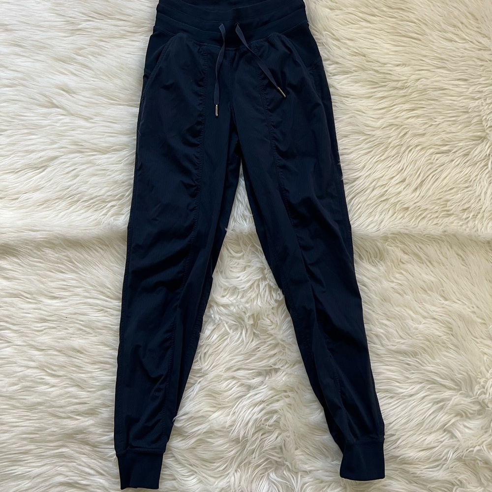 Lululemon Women's Dance Studio Navy Jogger Pants - Picture 2 of 8
